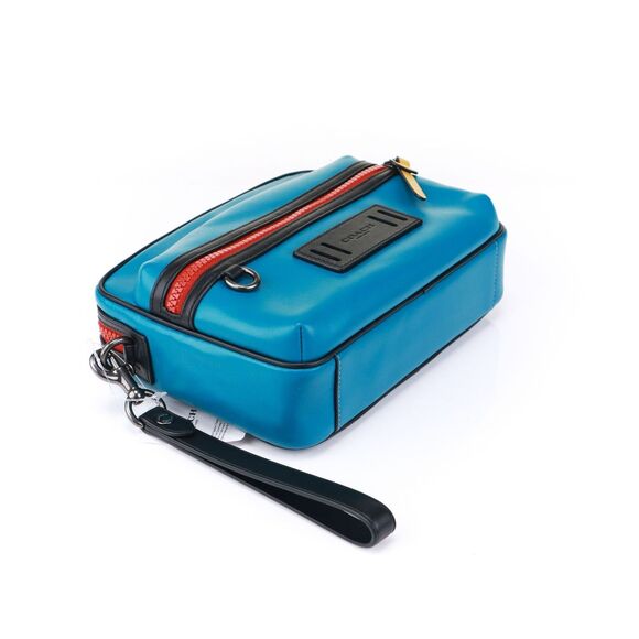 NWT Coach Colorblock Leather Terrain Travel Organizer Pouch - Picture 8 of 11